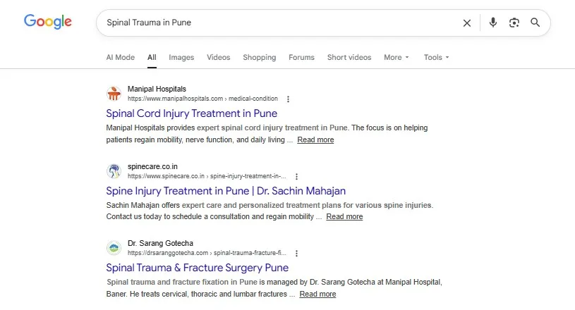 Dr. Sarang Gotecha ranking 2