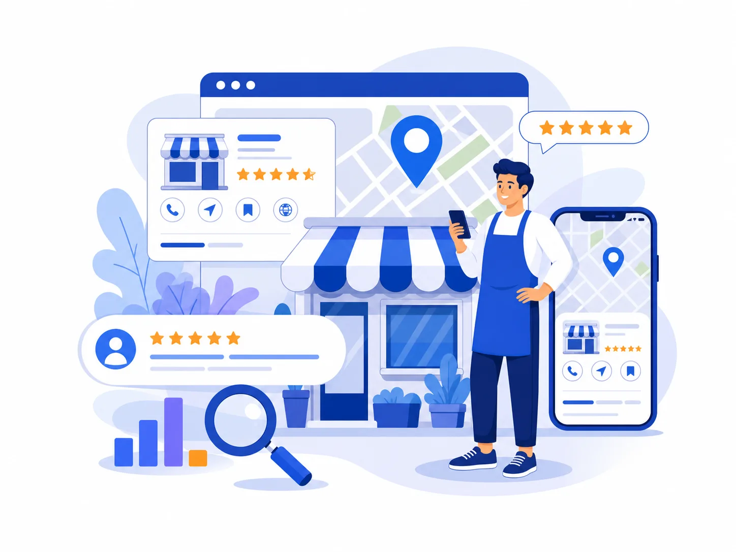 Google Business Profile optimisation illustration