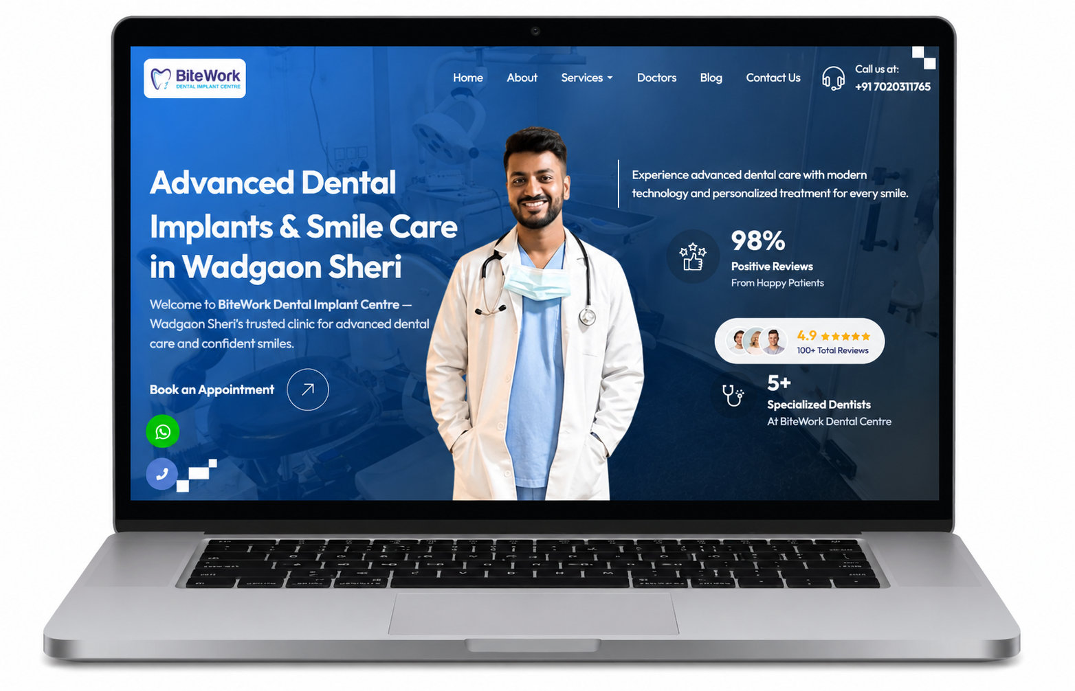 BiteWork Dental Implant Centre Website