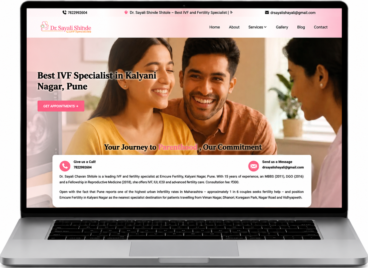 Dr. Sayali Shitole Website