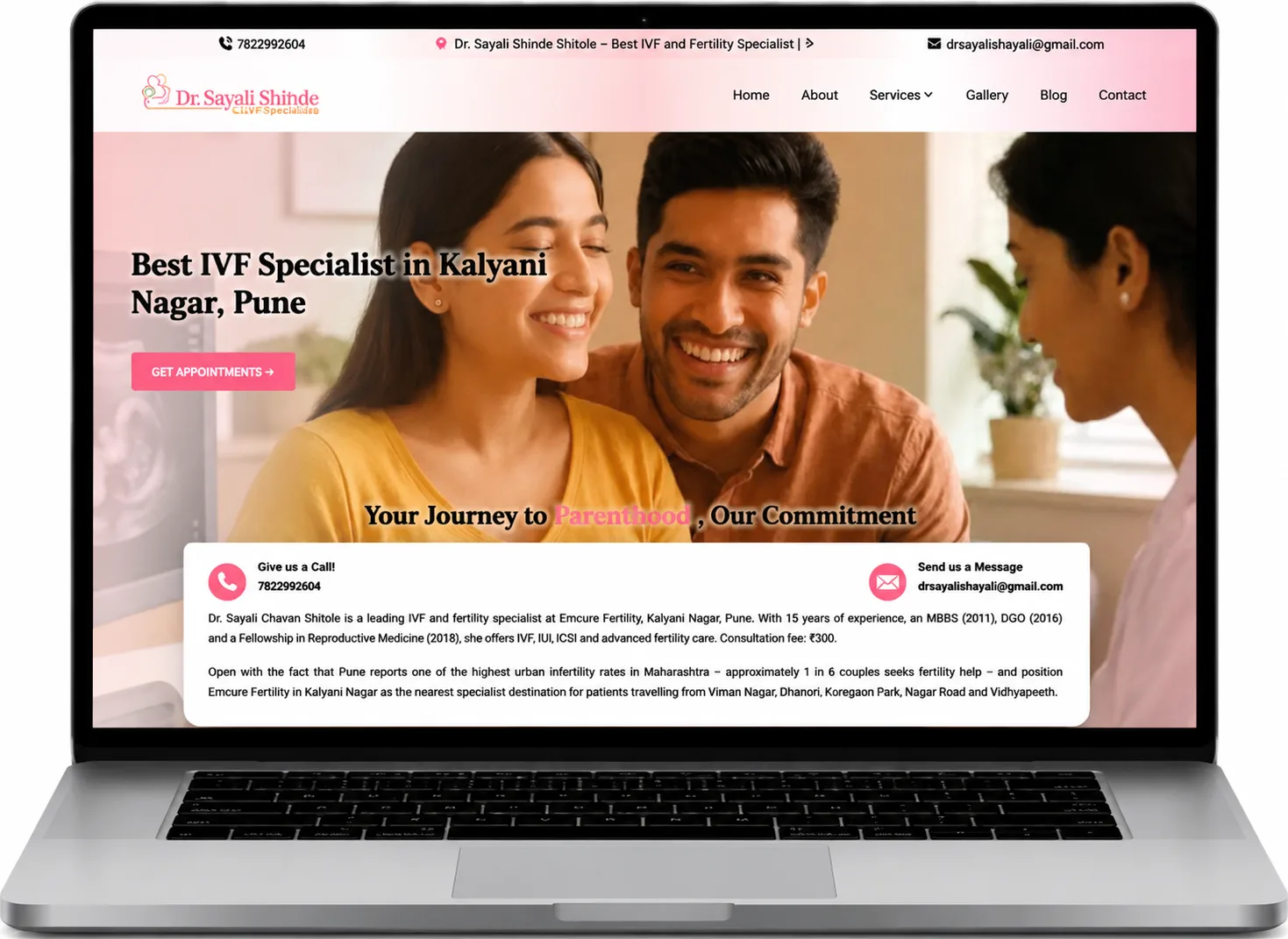 Dr. Sayali Shitole Website