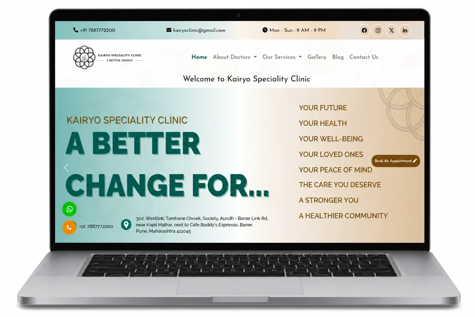 Kairyo Clinic Website